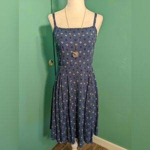 Gap Fit and Flare Sleeveless Dress